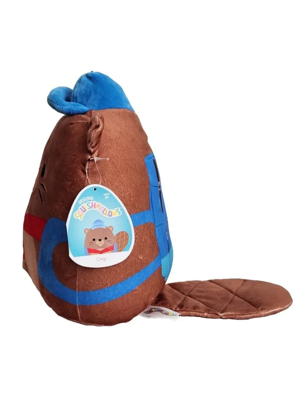 Squishmallows Chip The Beaver Plush Stuffed Animal Kellytoy 8
